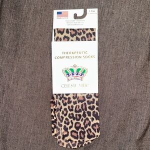 Celeste Stein Safari Print Therapeutic Socks